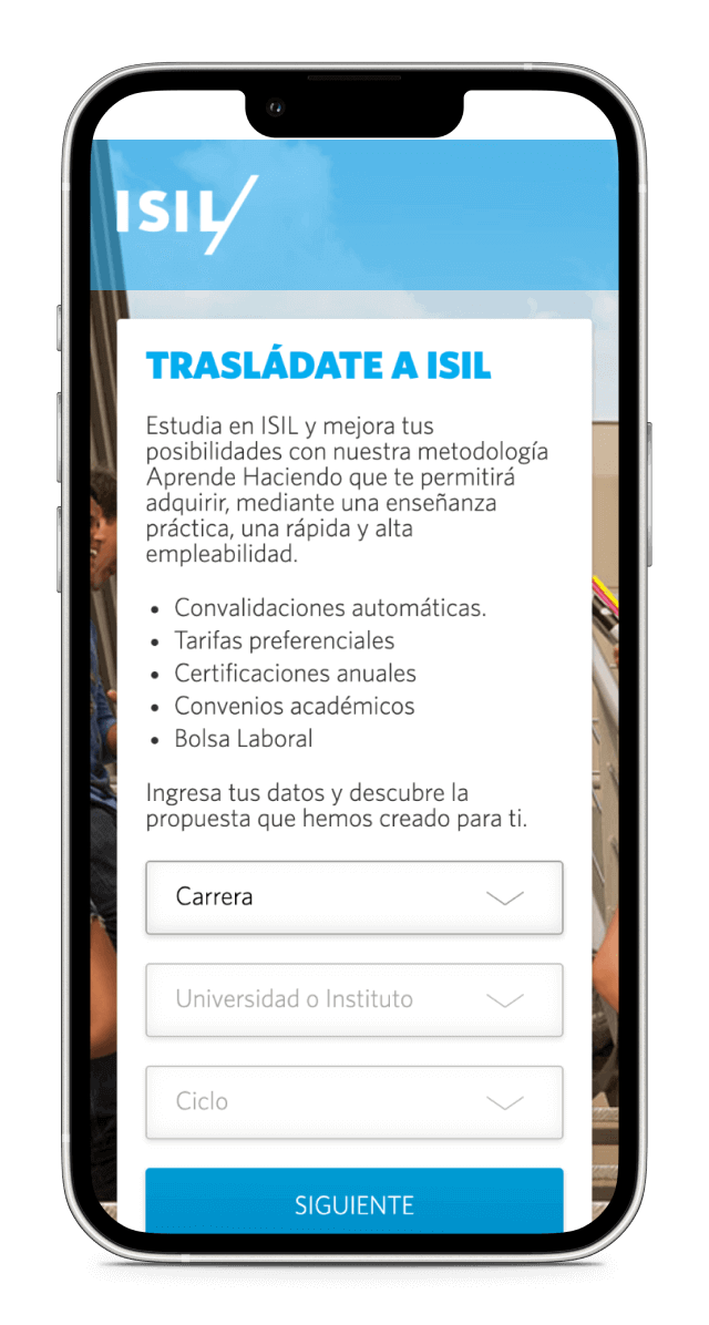 ISIL traslados home page.
