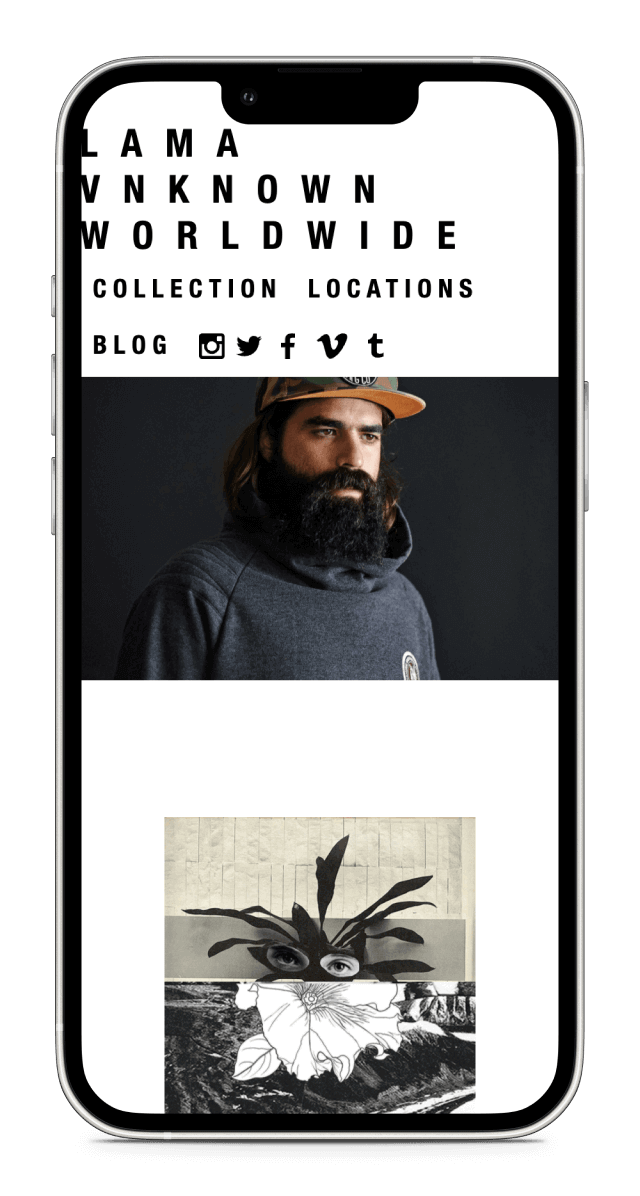Mobile version of men's collection